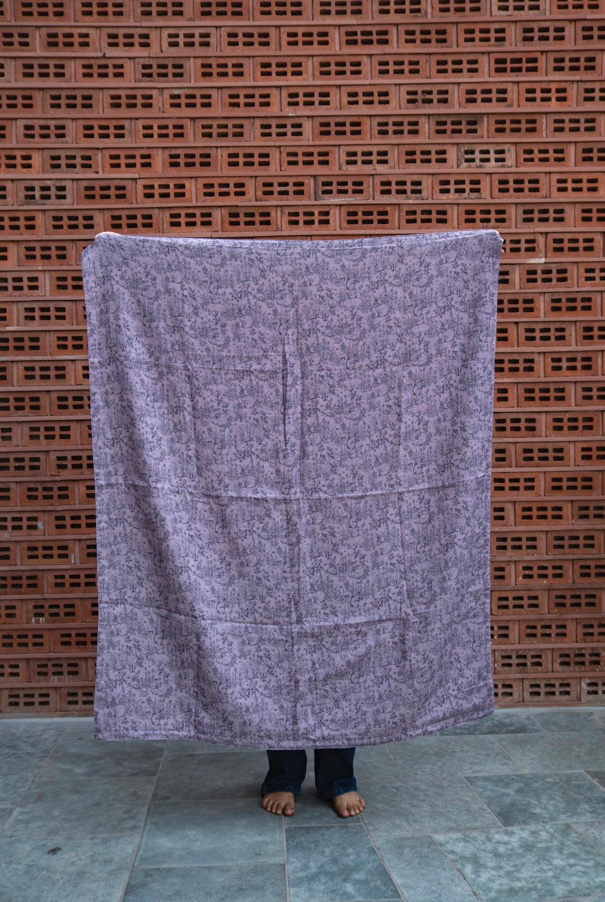 Lilac Woodland Blanket